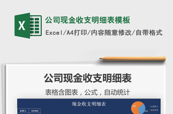 2025公司现金支付台账表格