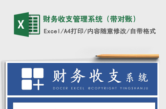 2025年财务收支管理系统（带对账）