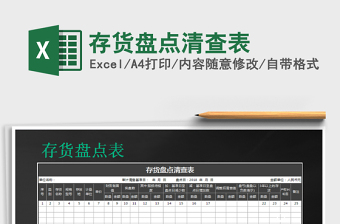 2025年存货盘点清查表