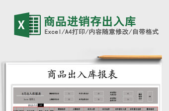 2025年商品进销存出入库