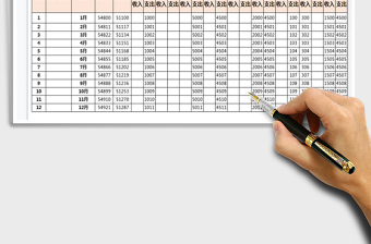 2025年收支表-财务记账