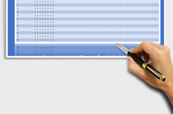 2025年考勤表（公式自动计算）