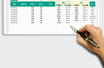 2025年收支记账管理表