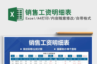 2025年销售工资明细表