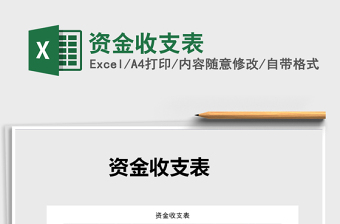 2025年资金收支表