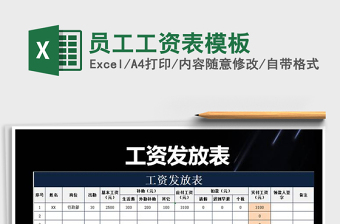 2025年员工工资表模板