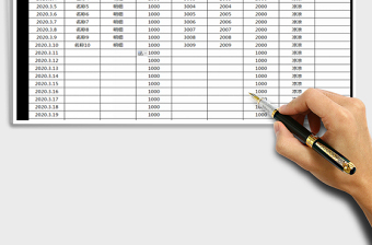 2025年财务报表-现金日记账单