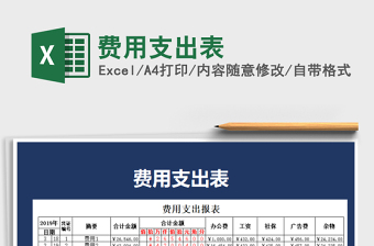 2025年费用支出表