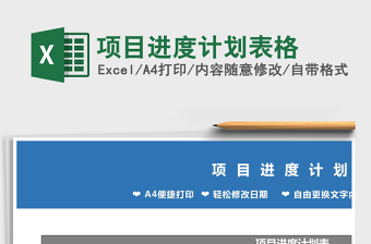 2025年项目进度计划表格