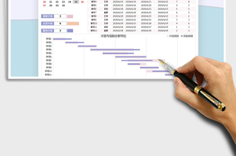 2025年工作计划表-进度分析