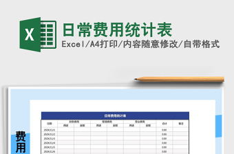 2025年日常费用统计表