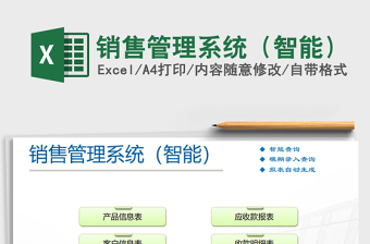 2025年销售管理系统（智能）