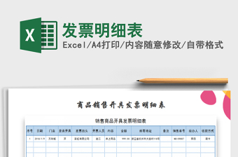 2025年发票明细表