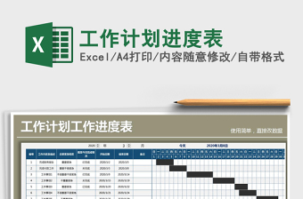 2025年工作计划进度表