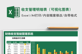2025年收支管理明细表（可视化图表）