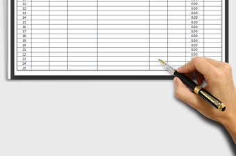 2025年财务收支表-财务日记账