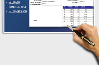 2025年拉力测试表(拉力测试标准明细表)