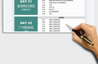 2025年会议计划安排表