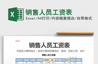 2025年销售人员工资表