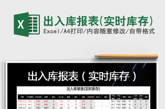 2025年出入库报表(实时库存)