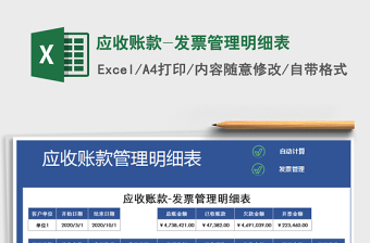 2024年应收账款-发票管理明细表