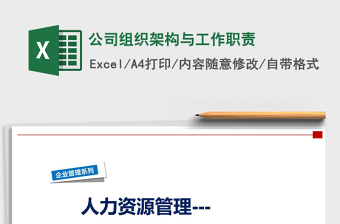 2025年公司组织架构与工作职责