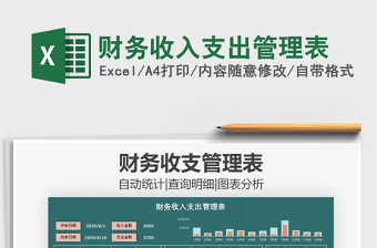 2025年财务收入支出管理表