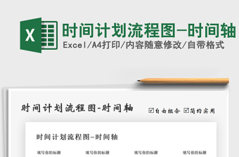 2025年时间计划流程图-时间轴