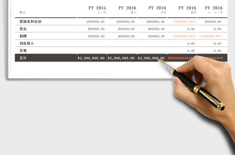 2025年非营利预算（含募捐）