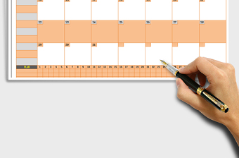 2025年月度计划表