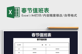 2025年春节值班表