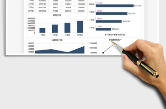 2025年软件用户数度图表汇报免费下载