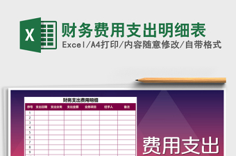 2025年财务费用支出明细表