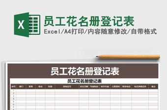 2025年员工花名册登记表