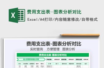 2025年费用支出表-图表分析对比