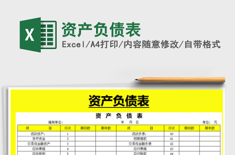 2025年资产负债表