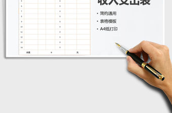 2025年收入支出表