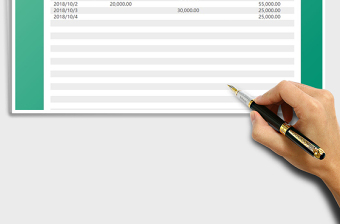 2024年个人收支表理财收支表