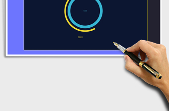 2025年圆环百分比图表