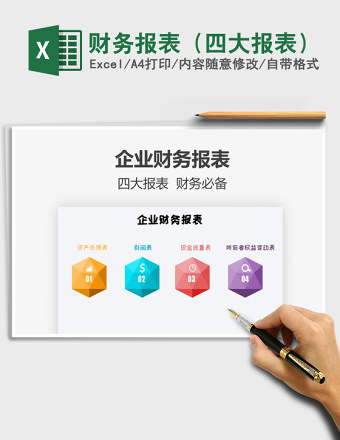 2024年财务报表（四大报表）