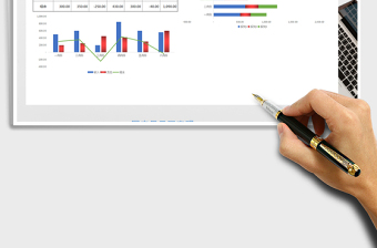 2025年收入支出明细表（图形图表）