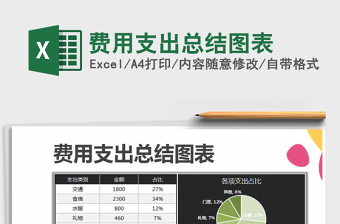 费用支出总结图表