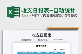 2025年收支日报表-自动统计
