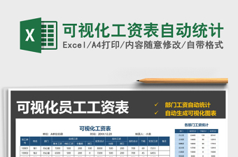 2025年可视化工资表自动统计