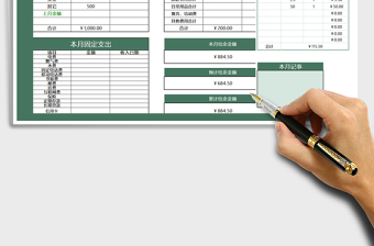 2025年消费统计表-自动计算