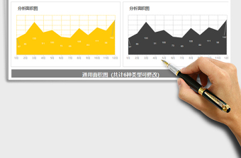 2025年分析面积图 通用图表
