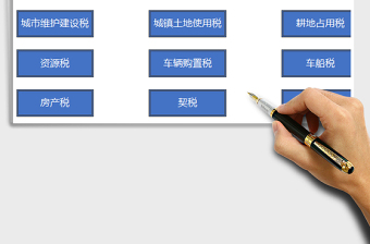 2024年十八税种应纳税额自动计算模板