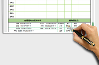 2025年一周健身计划表