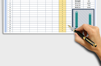 2025年财务收入支出表（全自动日记账）