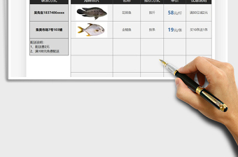 2025年海鲜水产报价表